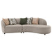Fayette Stationary Sectionals Greige - U&U Home Budget Furniture (Carteret, NJ)