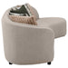 Fayette Stationary Sectionals Greige - U&U Home Budget Furniture (Carteret, NJ)