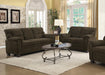 Clementine Upholstered Pillow Top Arm Living Room Set - U&U Home Budget Furniture (Carteret, NJ)