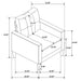 Bowen Stationary 3 Pc Sets - U&U Home Budget Furniture (Carteret, NJ)