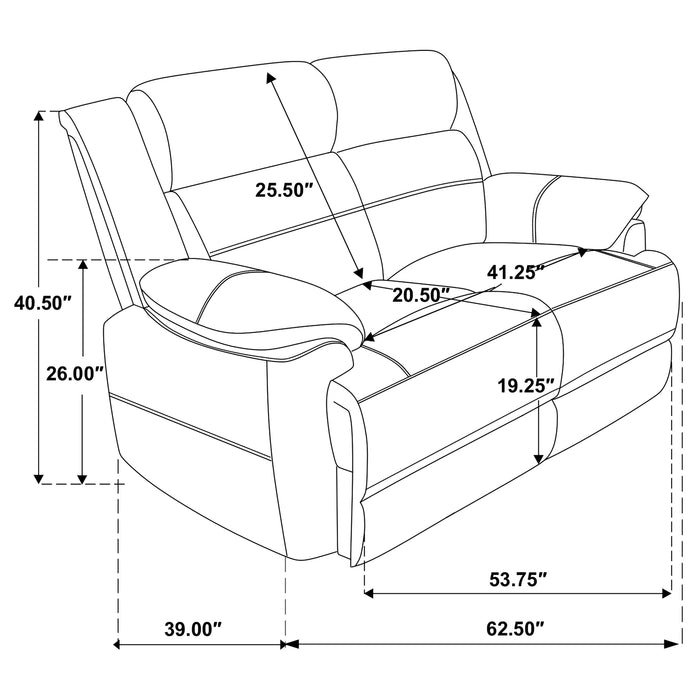 Ellington Stationary 3 Pc Set - U&U Home Budget Furniture (Carteret, NJ)