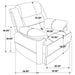 Ellington Stationary 3 Pc Set - U&U Home Budget Furniture (Carteret, NJ)