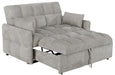 Cotswold Tufted Cushion Sleeper Sofa Bed Light Grey & Dark Grey - U&U Home Budget Furniture (Carteret, NJ)