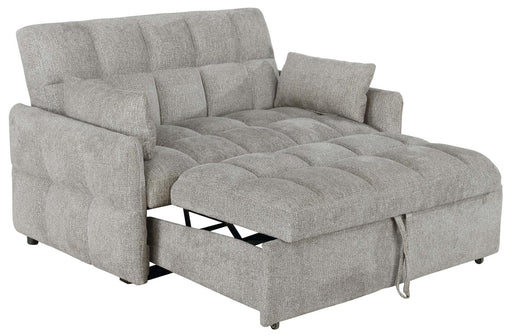 Cotswold Tufted Cushion Sleeper Sofa Bed Light Grey & Dark Grey - U&U Home Budget Furniture (Carteret, NJ)