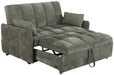 Cotswold Tufted Cushion Sleeper Sofa Bed Light Grey & Dark Grey - U&U Home Budget Furniture (Carteret, NJ)