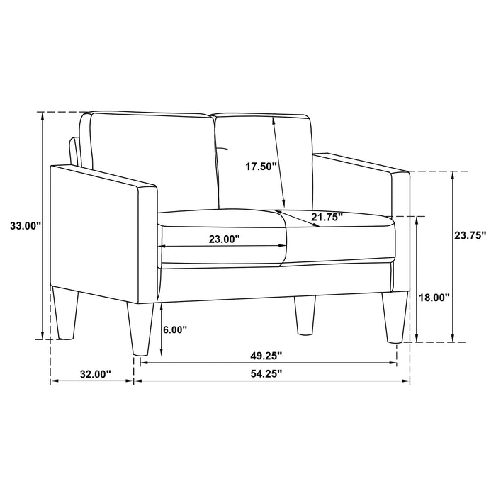 Ruth Stationary 3 Pc Set - U&U Home Budget Furniture (Carteret, NJ)