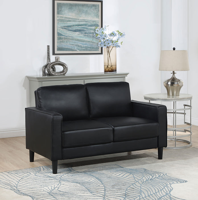 Ruth Stationary Loveseat - U&U Home Budget Furniture (Carteret, NJ)