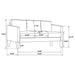 Ruth Stationary Sofa - U&U Home Budget Furniture (Carteret, NJ)