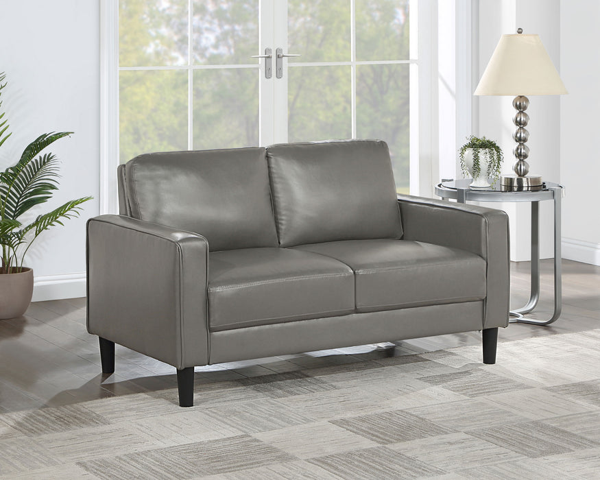 Ruth Stationary Loveseat - U&U Home Budget Furniture (Carteret, NJ)