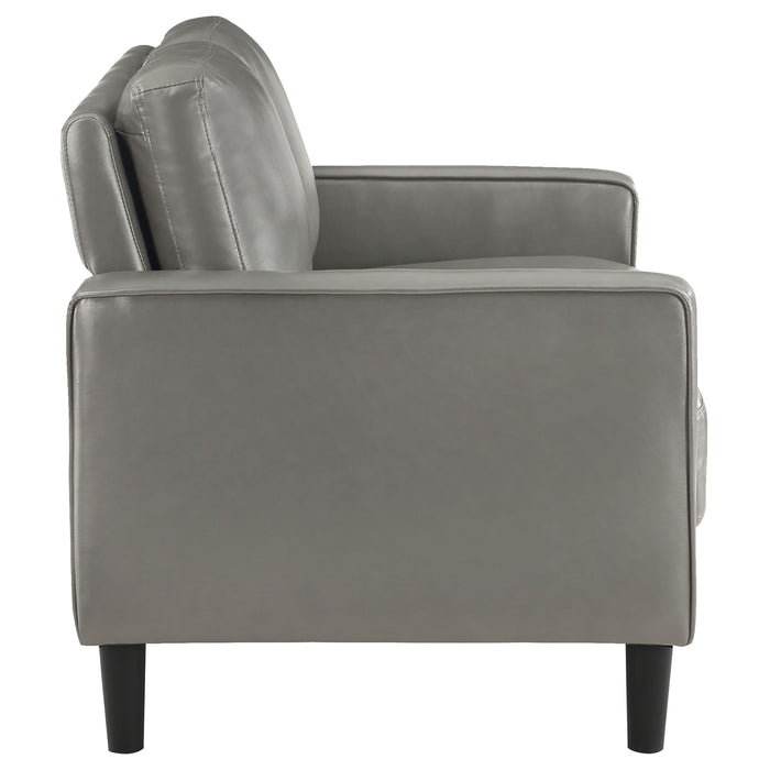 Ruth Stationary Loveseat - U&U Home Budget Furniture (Carteret, NJ)