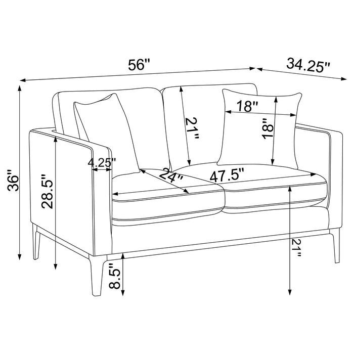 Apperson Stationary Sets - U&U Home Budget Furniture (Carteret, NJ)