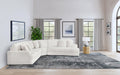 Emberson Upholstered Modular Sectional Sofa Ivory - U&U Home Budget Furniture (Carteret, NJ)