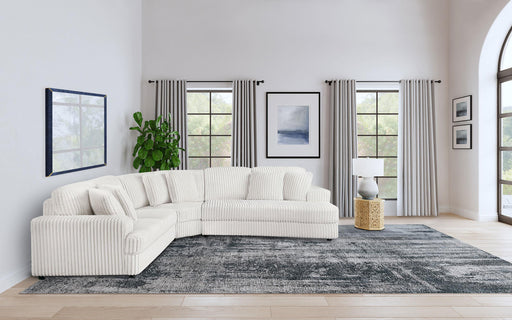 Emberson Upholstered Modular Sectional Sofa Ivory - U&U Home Budget Furniture (Carteret, NJ)