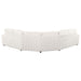 Emberson Upholstered Modular Sectional Sofa Ivory - U&U Home Budget Furniture (Carteret, NJ)