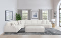 Emberson Upholstered Modular Sectional Sofa Ivory - U&U Home Budget Furniture (Carteret, NJ)