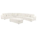 Emberson Upholstered Modular Sectional Sofa Ivory - U&U Home Budget Furniture (Carteret, NJ)