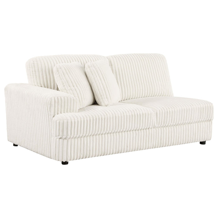 Emberson Upholstered Modular Sectional Sofa Ivory - U&U Home Budget Furniture (Carteret, NJ)
