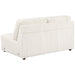 Emberson Upholstered Armless Loveseat Ivory - U&U Home Budget Furniture (Carteret, NJ)