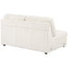 Emberson Upholstered Armless Loveseat Ivory - U&U Home Budget Furniture (Carteret, NJ)