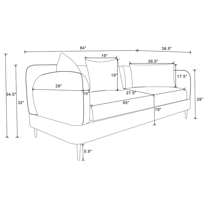 Jade Stationary 2 Pc Set - U&U Home Budget Furniture (Carteret, NJ)