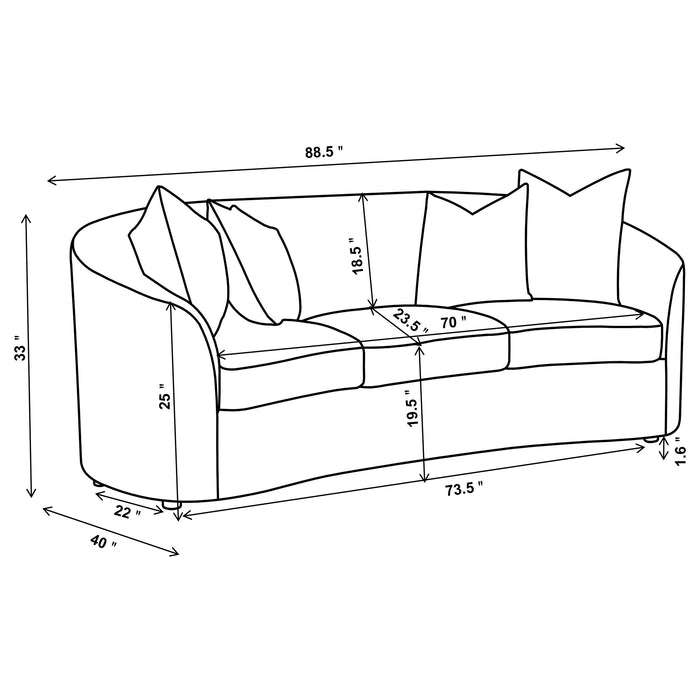 Rainn Living room set - U&U Home Budget Furniture (Carteret, NJ)