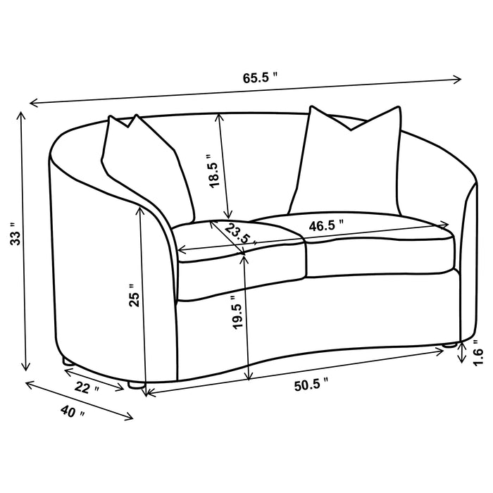 Rainn Living room set - U&U Home Budget Furniture (Carteret, NJ)