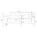 Nolan Sofa - U&U Home Budget Furniture (Carteret, NJ)