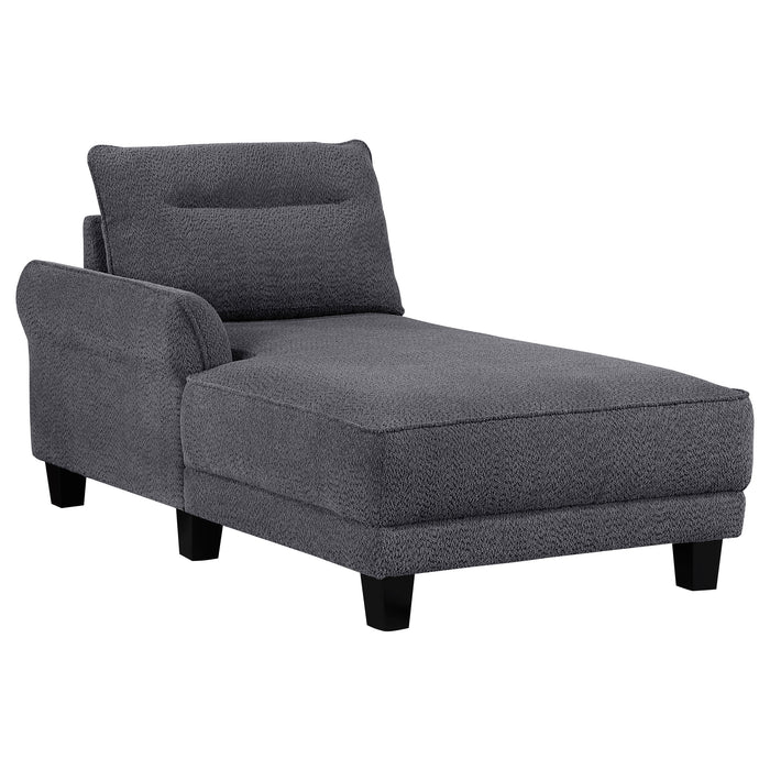 Caspian Stationary Sectionals - U&U Home Budget Furniture (Carteret, NJ)