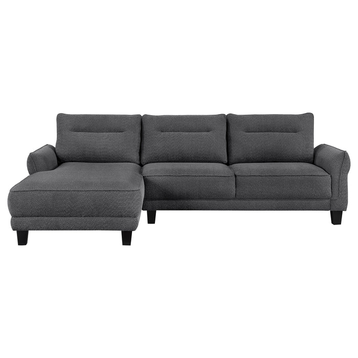 Caspian Stationary Sectionals - U&U Home Budget Furniture (Carteret, NJ)