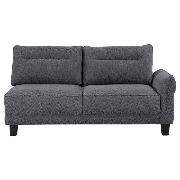Caspian Stationary Sectionals - U&U Home Budget Furniture (Carteret, NJ)