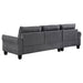 Caspian Stationary Sectionals - U&U Home Budget Furniture (Carteret, NJ)