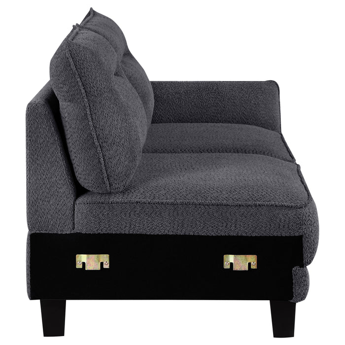 Caspian Stationary Sectionals - U&U Home Budget Furniture (Carteret, NJ)