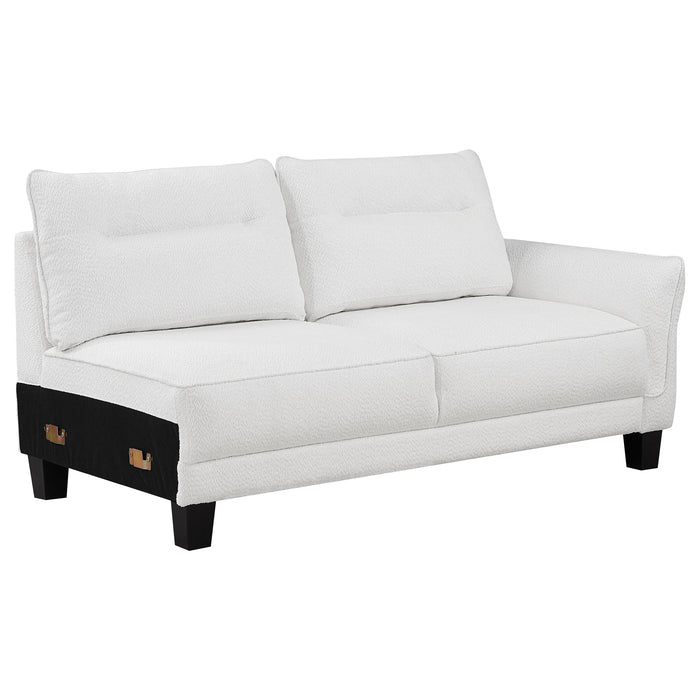 Caspian Stationary Sectionals - U&U Home Budget Furniture (Carteret, NJ)