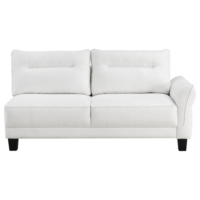 Caspian Stationary Sectionals - U&U Home Budget Furniture (Carteret, NJ)