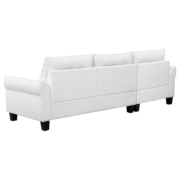 Caspian Stationary Sectionals - U&U Home Budget Furniture (Carteret, NJ)