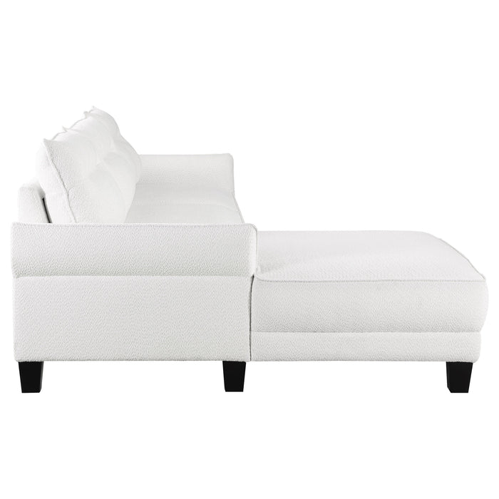 Caspian Stationary Sectionals - U&U Home Budget Furniture (Carteret, NJ)