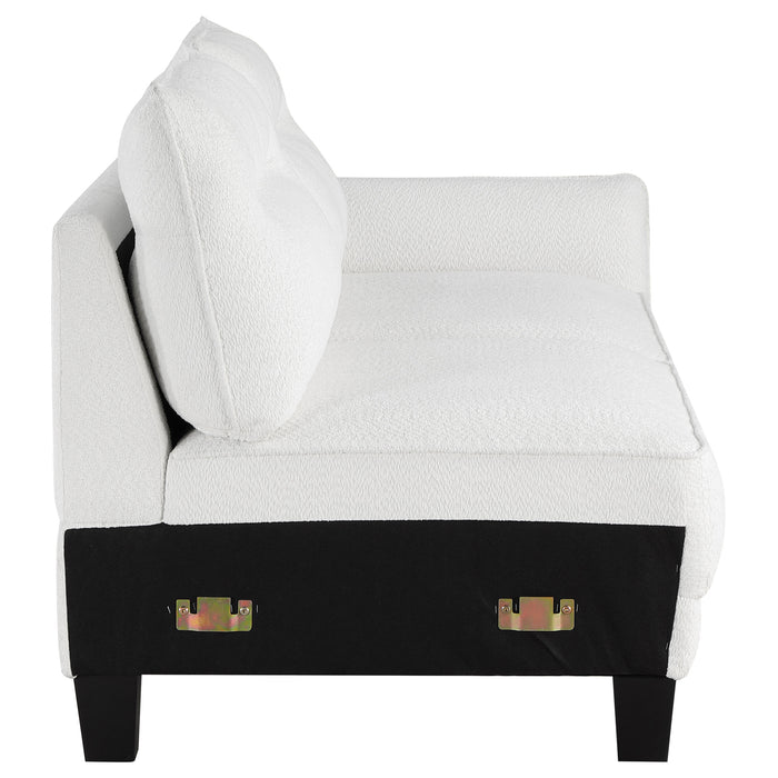 Caspian Stationary Sectionals - U&U Home Budget Furniture (Carteret, NJ)