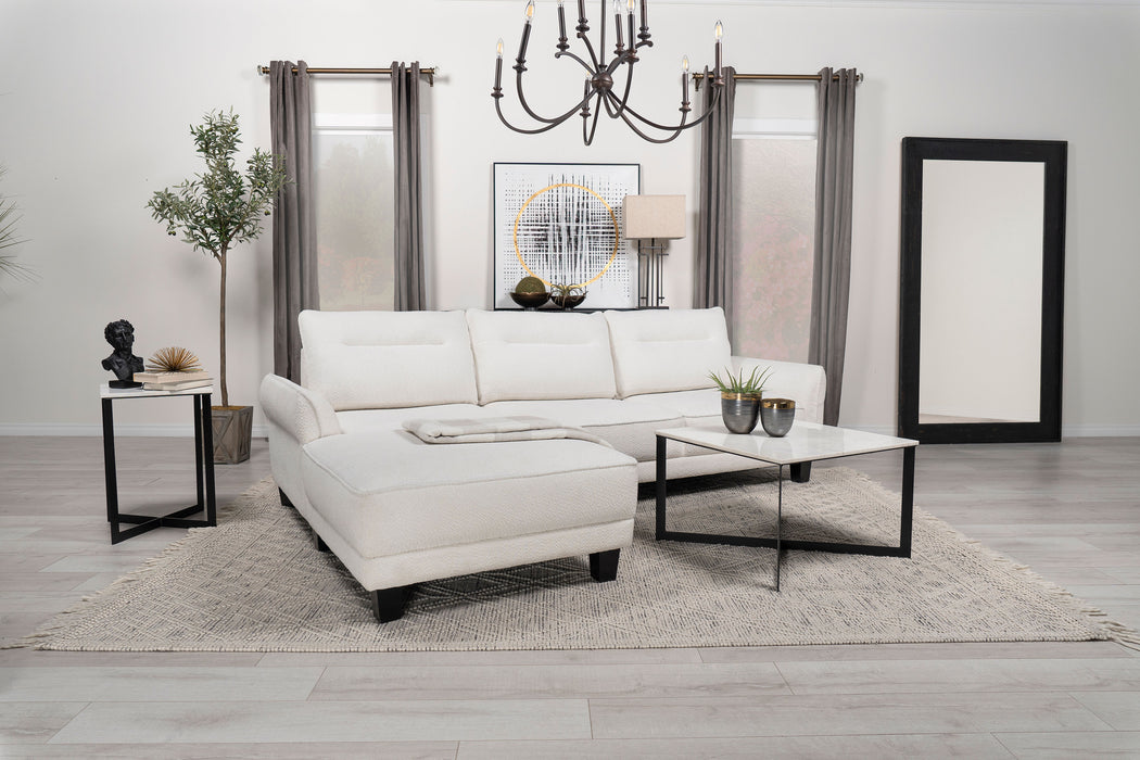 Caspian Stationary Sectionals - U&U Home Budget Furniture (Carteret, NJ)