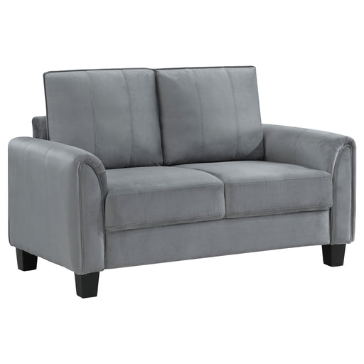 Davis Stationary Loveseat - U&U Home Budget Furniture (Carteret, NJ)