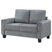 Davis Stationary Loveseat - U&U Home Budget Furniture (Carteret, NJ)
