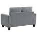 Davis Stationary Loveseat - U&U Home Budget Furniture (Carteret, NJ)