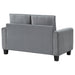 Davis Stationary Loveseat - U&U Home Budget Furniture (Carteret, NJ)