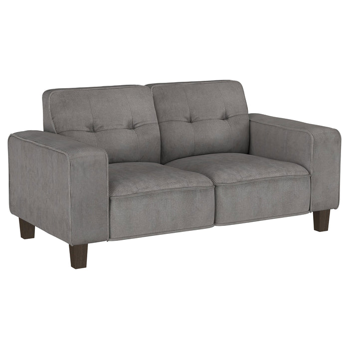 Deerhurst Stationary Loveseat - U&U Home Budget Furniture (Carteret, NJ)