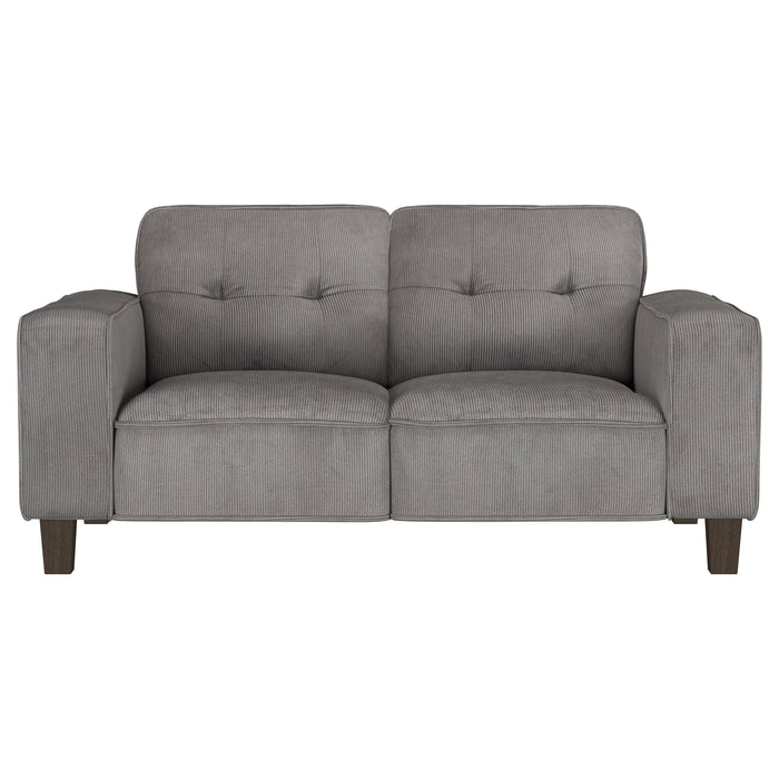 Deerhurst Stationary Loveseat - U&U Home Budget Furniture (Carteret, NJ)