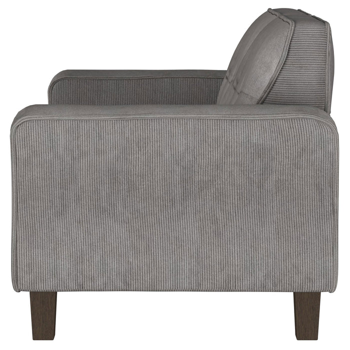Deerhurst Stationary Loveseat - U&U Home Budget Furniture (Carteret, NJ)