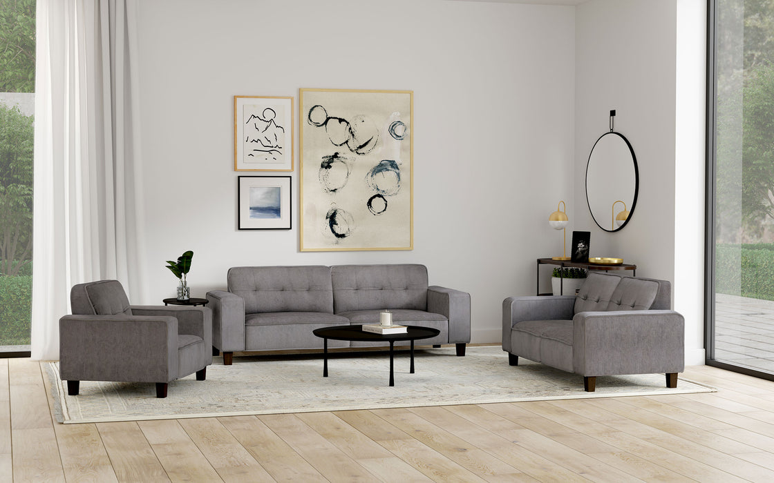 Deerhurst Stationary Loveseat - U&U Home Budget Furniture (Carteret, NJ)