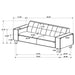 Deerhurst Sofa - U&U Home Budget Furniture (Carteret, NJ)