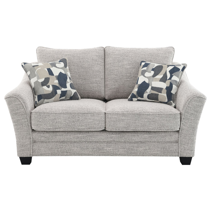 Tomkins Stationary Loveseat - U&U Home Budget Furniture (Carteret, NJ)