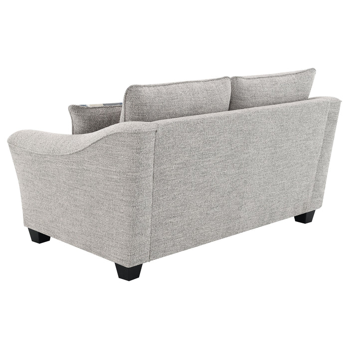 Tomkins Stationary Loveseat - U&U Home Budget Furniture (Carteret, NJ)