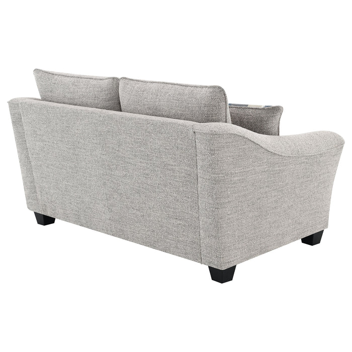 Tomkins Stationary Loveseat - U&U Home Budget Furniture (Carteret, NJ)